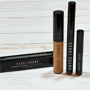 Bobbi Brown Full Coverage Concealer +Long Wear Cream Eyeshadow Sticks NIB